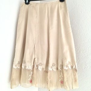 100% Silk Vintage Skirt